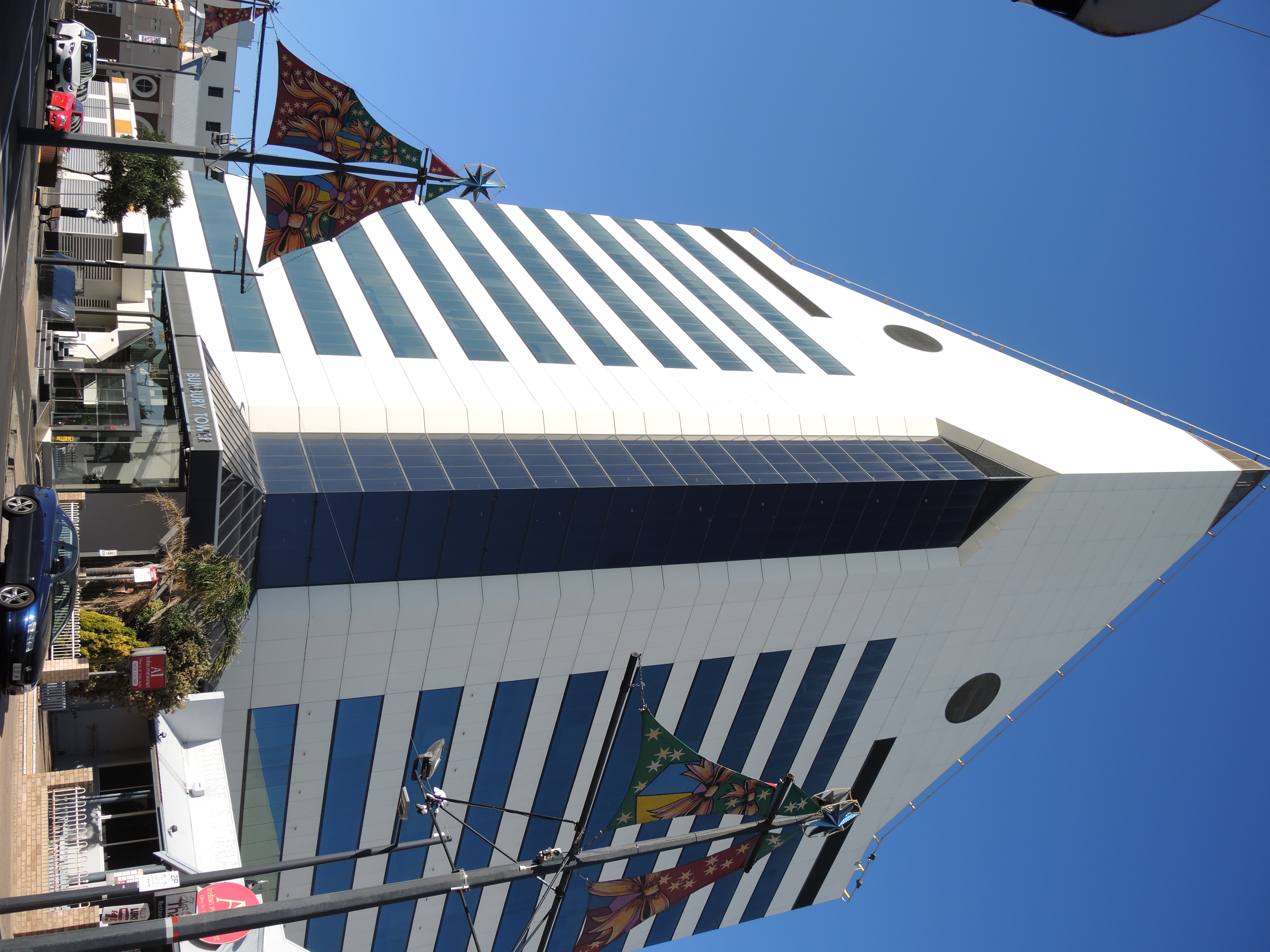 Bunbury Tower, known locally as the Milk Carton